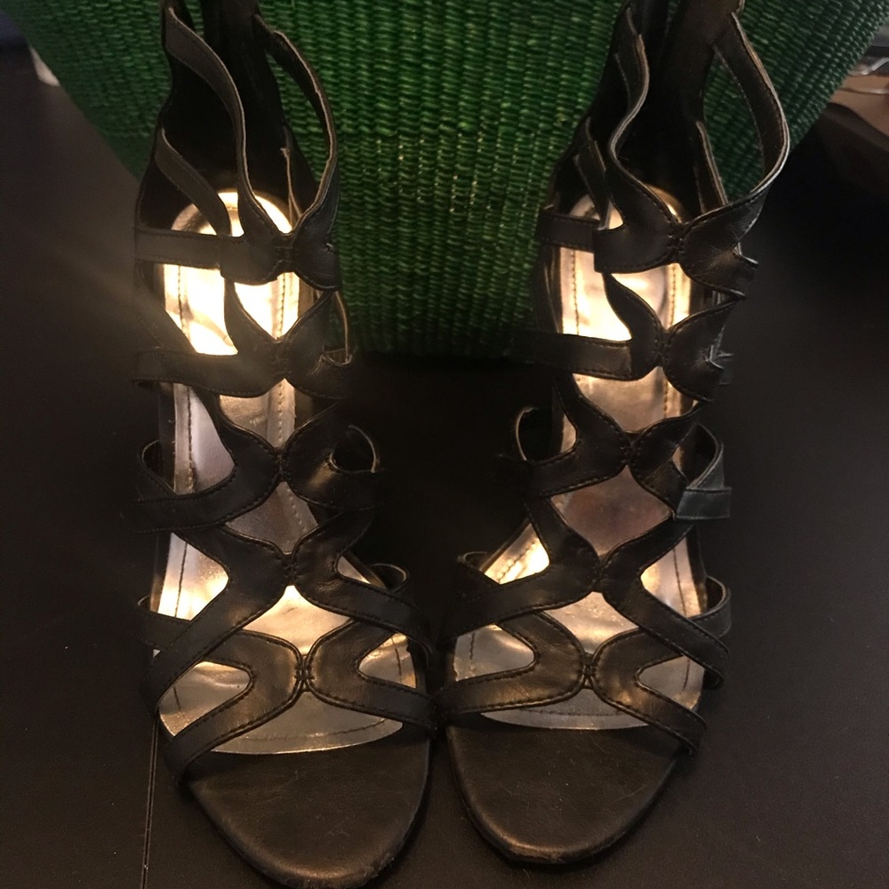 Black Bamboo wedges